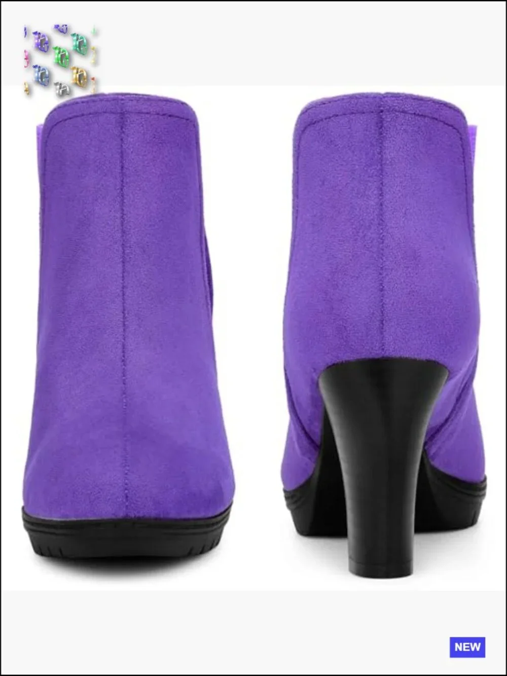 Chelsea Ankle Booties Lug Sole Chunky Heel Platform Boots Women's Size M